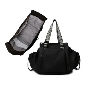Summervibes Large Expandable Tote Bag for Women, Convertible Backpack Diaper Bag for Moms, Water-Resistant Multi-Pocket Travel Tote, Carry-On Bag for Work, School, Weekend Getaways & Daily Use