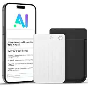 AI Voice Recorder, Free Lifetime Transcribe & Summarize, AI Note Taking Device with Case, 64GB Audio Recorder for Meetings & Calls, Lectures, Support 120 Languages ()