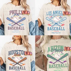 Baseball 2026 Shirt for All Team Vintage Shirt, Comfortable Cotton Shirt, Gift for Baseball Fans A34 ZFGCE