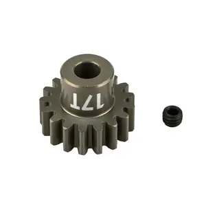 Team Associated 17T 1-MOD 5mm Bore Aluminum Pinion Gear (for plastic spur only)