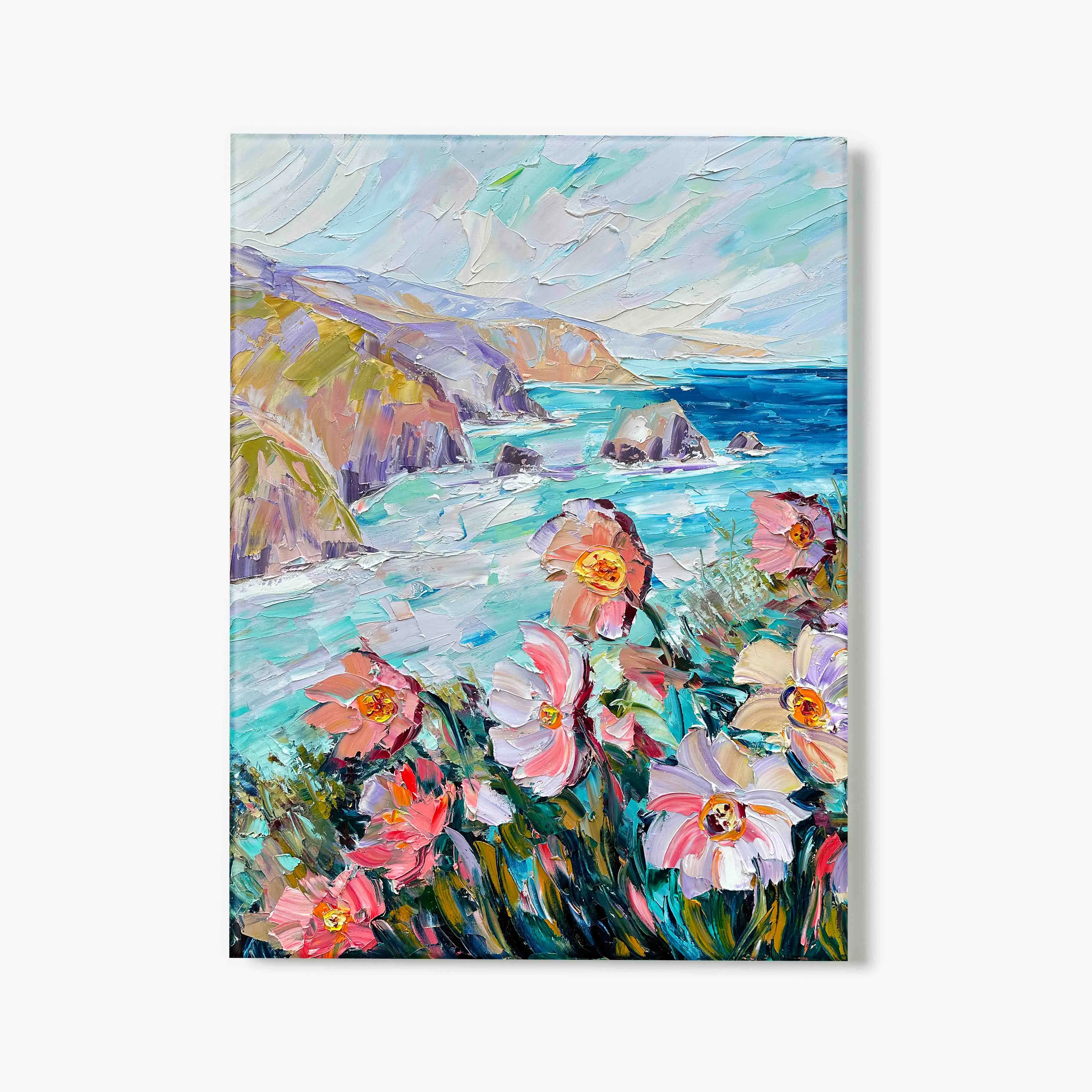 Effervescent Coast - Glass Print
