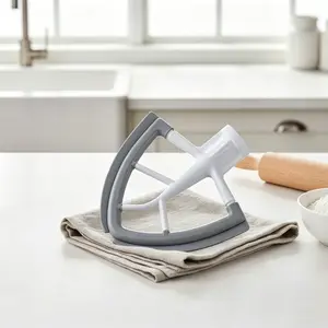 Beater for 4.5/5 QT Tilt Head Stand Mixer, Beater with Double Silicone Edge, Mixer Paddle 4.5/5 Quart Tilt Head Stand Mixer Attachment
