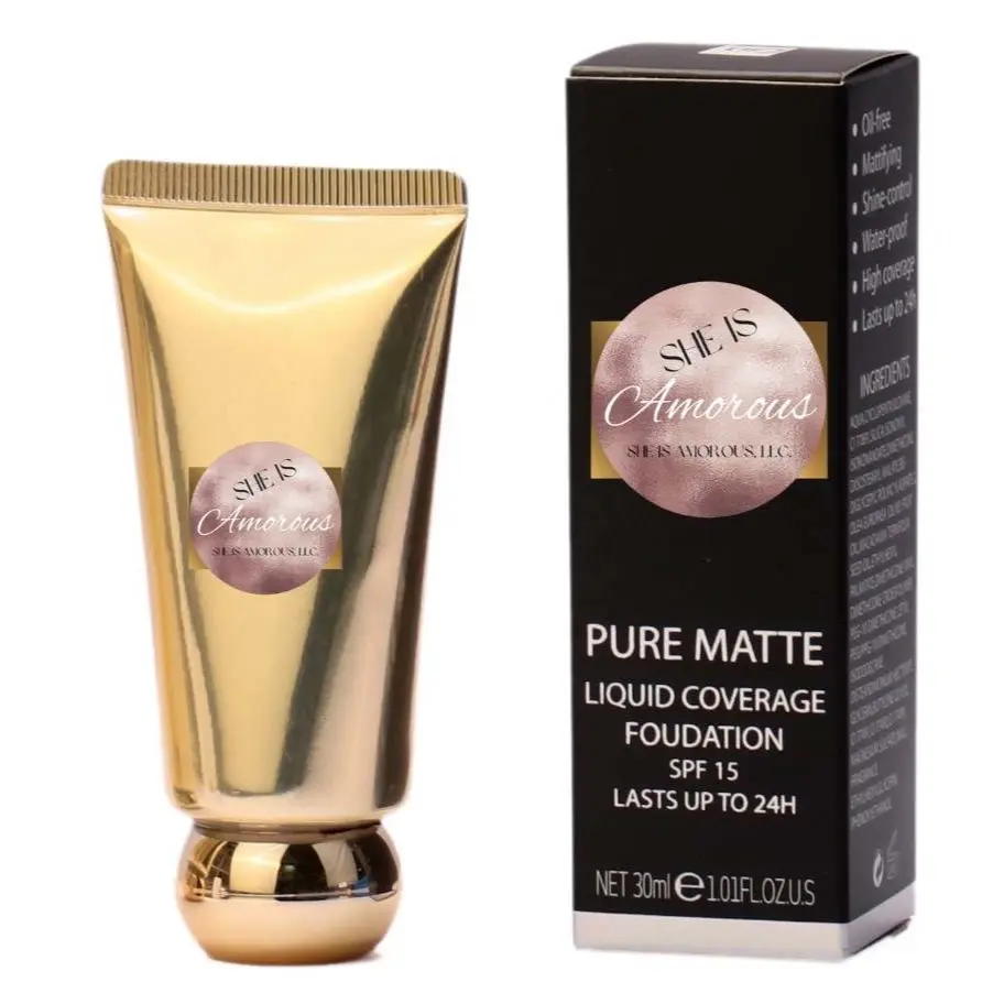 SUPERIOR BEAT 24 HOUR WATERPROOF MATTE FOUNDATION in “NATURAL GLOW” for A FLAWLESS NATURAL MATTE LOOK. 101