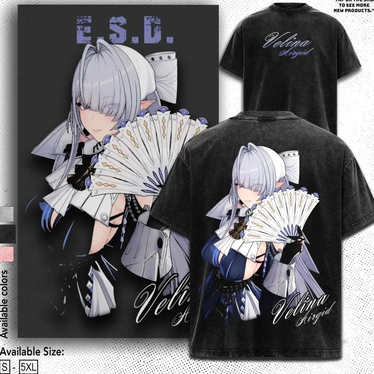 Velina - zzz Graphic T-shirt Zenless Zone Zero ZZZ Game Sweatshirt Hoodie Streetwear Gacha Game Fan Gift Aesthetic Print EL0