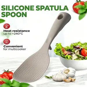 Food-Grade Silicone Spoon, Non-Stick Cooking Spoon, Heat Resistant Ladle, Kitchen Utensil, Small Kitchen Tool, Safe for Food Use