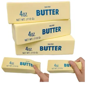 Butter Scented Squishy Toys, Super Soft Butter-Shaped Slow Rising Squishy, Sticky Butter Sticks Squeeze Toys, Realistic Food Squishies Fidget Toys for Decompression Anxiety Relaxation