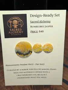 Circle Shape - Bumblebee Jasper - Design-Ready Set