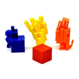 Fidget Cube Desk Toy - 4x4 Push 3D Printed Sensory Pillars