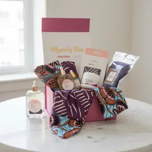 African-Inspired Beauty Mystery Box | Headwraps, Body Care & Accessories