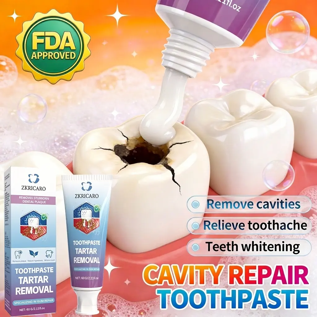 Clinical Strength Cavity Protection Toothpaste, Professional Fluoride Formula for Anti-Decay & Enamel Repair, Fights Plaque & Bad Breath, Deep Cleaning Daily Oral Hygiene for Stronger Teeth & Healthy Gums. Cleansing Coffee Sensitive Whitening Moisture Sum