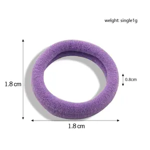 High Elasticity Hair Ties 1.8CM Basic Style Colored
