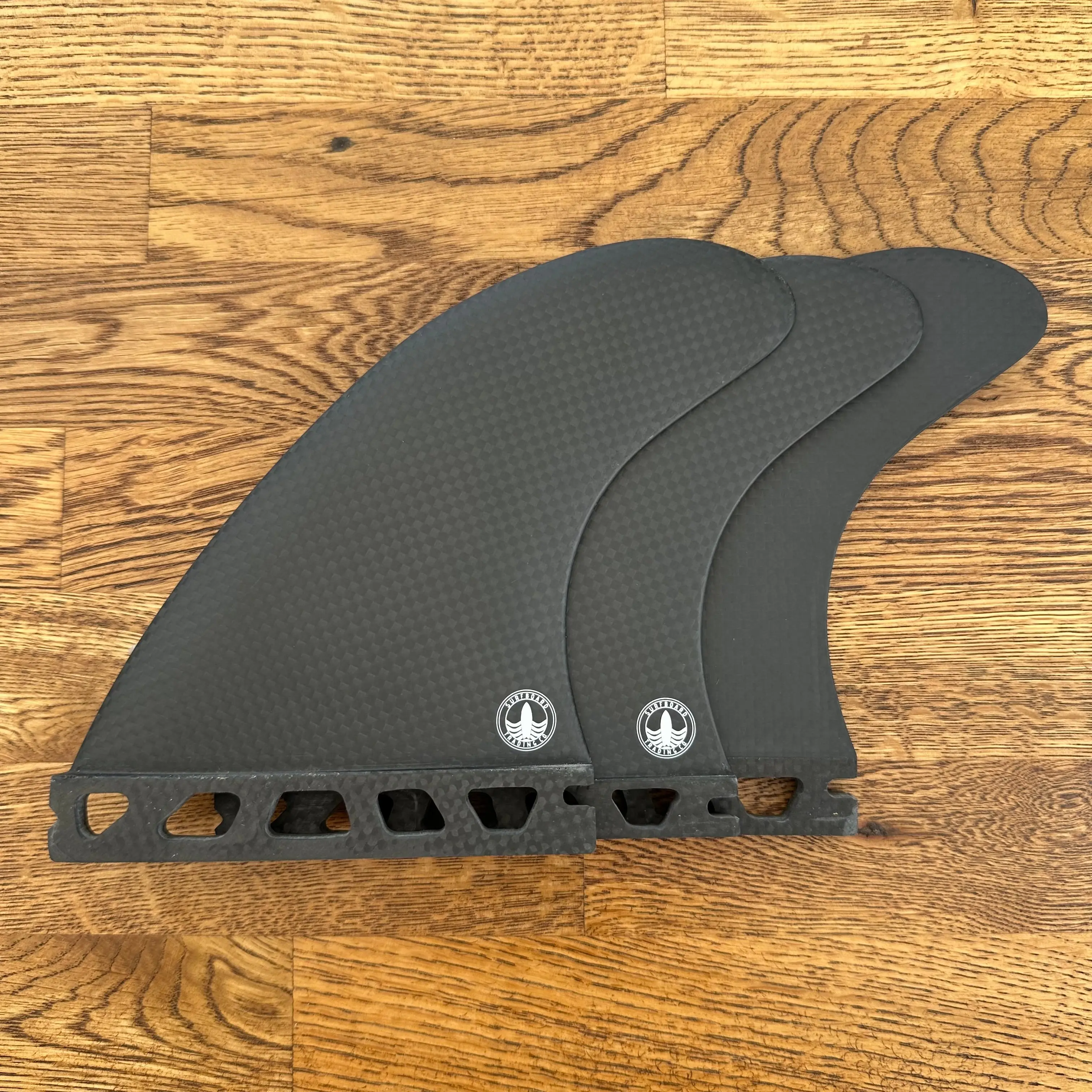STCo. Bomb Proof Futures Surf Thruster Fins - Carbon Fiber, Large All-Around Size, Floats on Water, Floats Water, Medium/Large, All-Around Surf, Balanced Shape, 12 Months, 120 – 165 Lbs, Repel Water, Surfing Fins