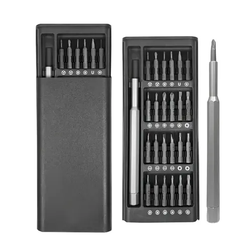 25 in 1 Magnetic Precision Screwdriver Set, Portable Multifunctional Repair Tool, with Various Screw Heads and Replaceable Screwdriver Bits for Phone & Tablet Disassembly, Multipurpose Screwdriver, Multipurpose Screwdriver Kit, Magnetic Screwdriver Tools