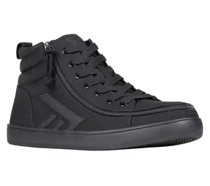 BILLY Footwear zip-on Men's Bl ack to the Floo r CS High Top