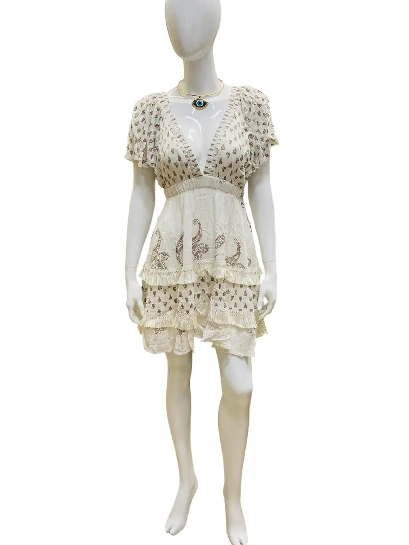 boohoo ivory short dress - TikTok Shop
