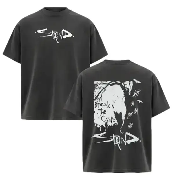 ReTro Staind Break The Cycle Washed T-Shirt , Staind Band T-shirt , Rock Band Shirt, Retro Music Tee, Rock Music Lover Shirt, Vintage Band Shirts Casual Fabric Fit Top , Top Men's and Women's Clothing