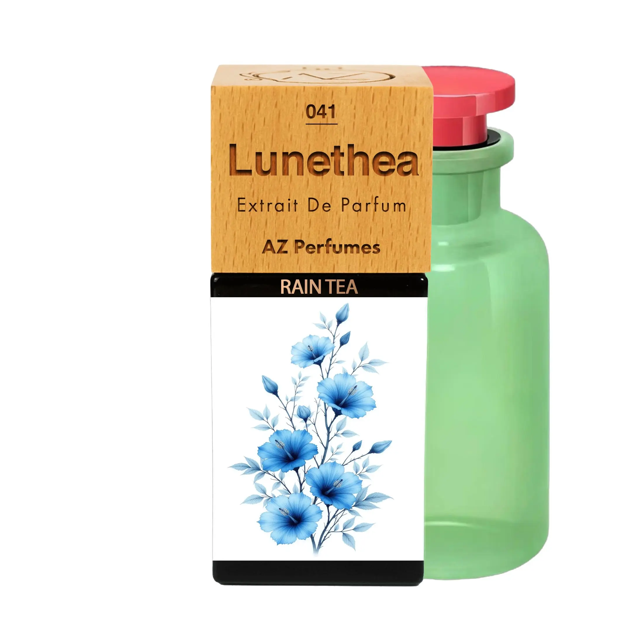 Lunethea N°41  | Unisex | Az | Extrait De Parfum | Green Tea, Lemongrass, Magnolia, Hay, Honey, Rose, and Sandalwood.