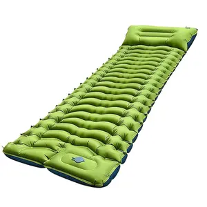 Lightweight TPU Inflatable Air Mattress, Fast Inflate Portable Camping Bed, Moisture-Proof Waterproof Tent Pad, Comfort Sleep Air Bed for Hiking Picnic Backpacking Outdoor Gear