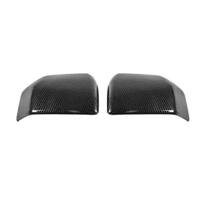For 2015-2020 Ford F150 Side Door Rearview Mirror Cover Trim Frame Car Exterior Accessories Vehicle Polyurethane Gloss Coating Automotive Truck