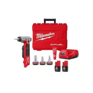 Milwaukee M12 FUEL ProPEX Expander Tool Kit with 1/2 in. - 1 in. RAPID SEAL ProPEX Expander Heads