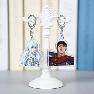 Berserk Acrylic Keychain Set - Guts Griffith Casca Rickert Anime Bag Charm Accessories