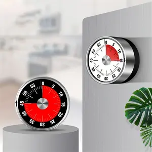2 Colors Available, Stainless Steel Magnetic Timer, Countdown Alarm Clock, Study Training Timer, Pomodoro Time Management Master