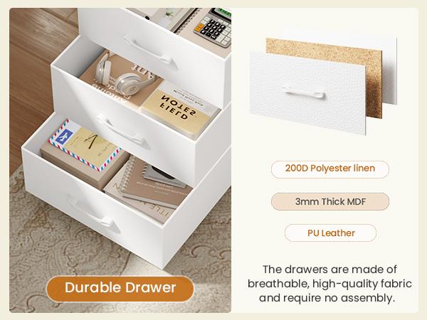 SEDETA 67 Inch U Shaped Desk with 4 Fabric Drawers Reversible Corner Computer Desk with Power Outlet CPU Shelf L Shaped Office Desk with Pegboard