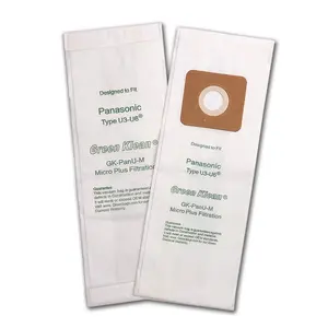 Green Klean GK-PanU-M Panasonic U Type All MC & MCV51-73 Models Replacement Vacuum Bags - Case of 36
