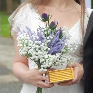 10 Bundles Artificial Lavender Fake Flowers Faux UV Resistant Plastic Plants for Home Wedding Kitchen Garden Patio Window Box Office Table Centerpieces Indoor Outdoor Decor #GLOBAL PICKS