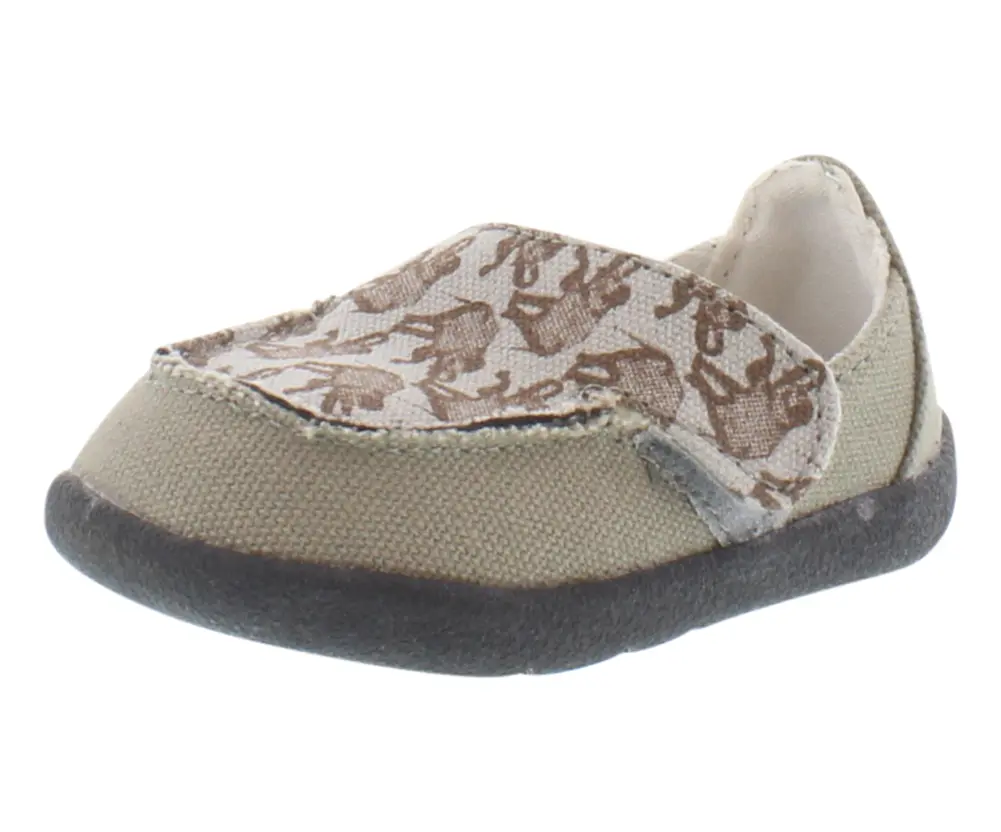 Zooligans Elephant Print Slip-On Pop Loafers - 2-3 Years Infant-Toddler Playful Unisex Shoes for Easy Wear, Slip-On Wear