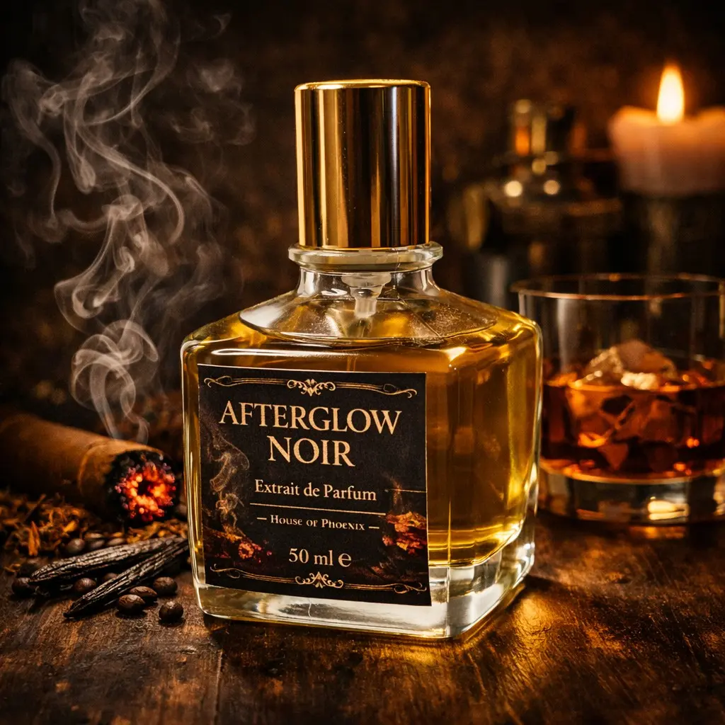 The House of Phoenix Afterglow Noir Extrait de Parfum Spray for Unisex 50ml Aromatic Woody Amber Vanilla