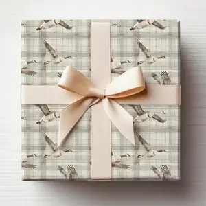 Duck Hunting Wrapping Paper Roll Hunting Gift Wrap Roll Mallard Ducks Wrapping Paper Ducks Gift Wrapping Roll