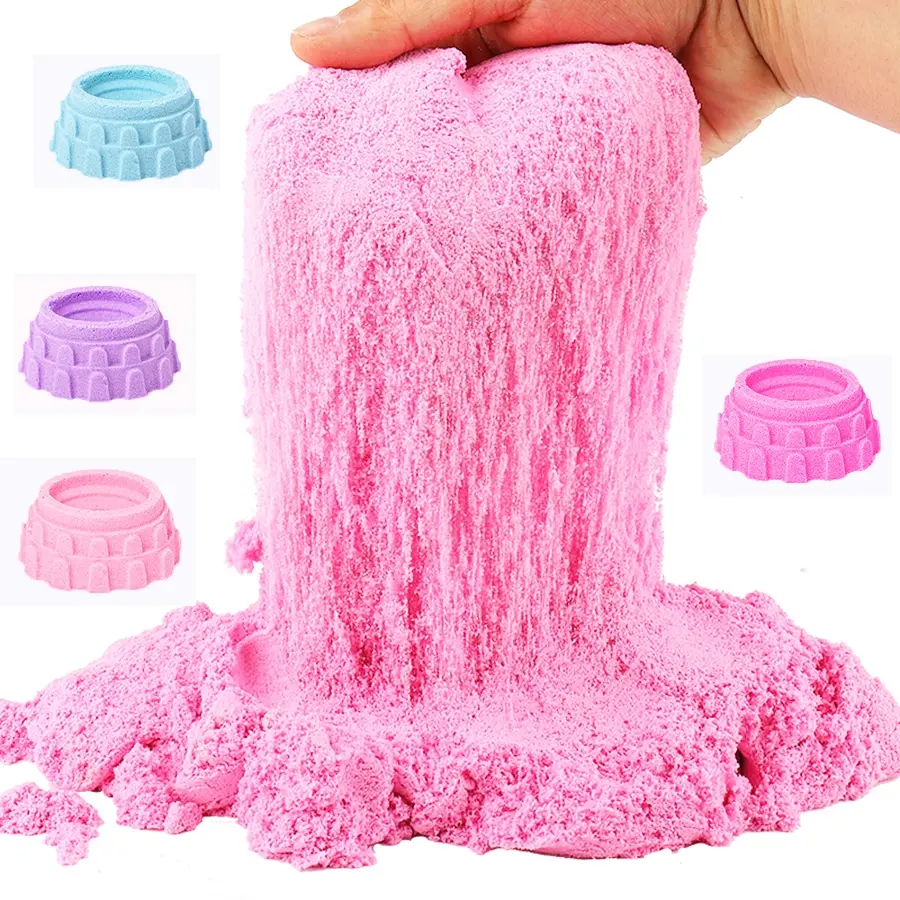 500g Toy Magic Sand Set, Fake Sand Play Set, Fun No Mess Sensory Activity, Play Sensory Sand Toys for Toddlers, Kids Activities, Creative Play, Sensory Play Area, Fine Motor Skills, Sensory Stimulation, Easy Storage