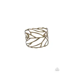 FLOCK, Stock, and Barrel - Brass cuff bracelet C013