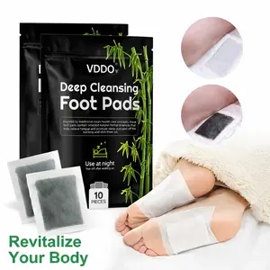 10PCS/20PCS/30PCS Natural Herbal Foot Care Patches - Ginger Bamboo Deep Cleansing Pads for Stress Relief, Toxin Removal, Better Sleep & Wellness Fitness Treatment Healthcare Solution Therapeutic Healthy Therapy, care foot pads