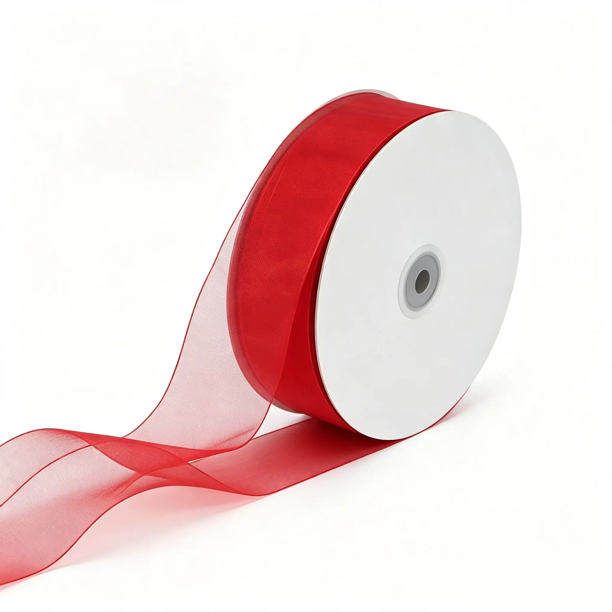 1.5 Inch Sheer Organza Chiffon Ribbon, Soft Lightweight Transparent Ribbon, Perfect for Gift Wrapping, Bridal Bouquets, Wedding Decor, Floral Arrangements, Birthday Parties & Holiday DIY Crafts