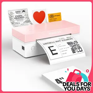 RT Bluetooth Wireless Thermal Shipping Label Printer, Compatible with iOS, Android, Windows, Mac, Chromebook, Ideal for Etsy, eBay, Shopify, USPS Efficient Printing