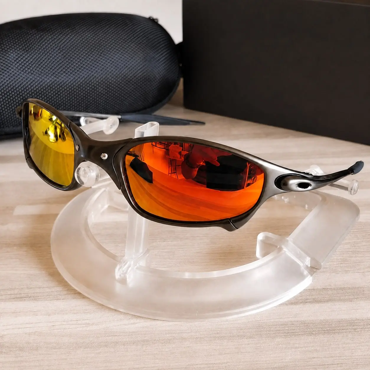 Juliet Metal-X Performance Sports Sunglasses Collection - UV400 Wraparound Glasses for Cycling Running Driving Travel, Lightweight Wraparound Glasses for Running & Driving, Y2k Vintage, Trending Tiktok, Gift For Friends