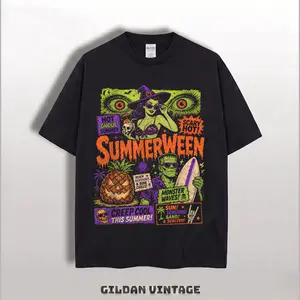 Summerween Shirt, Summer Halloween Tee, Spooky Beach Vacation Shirt