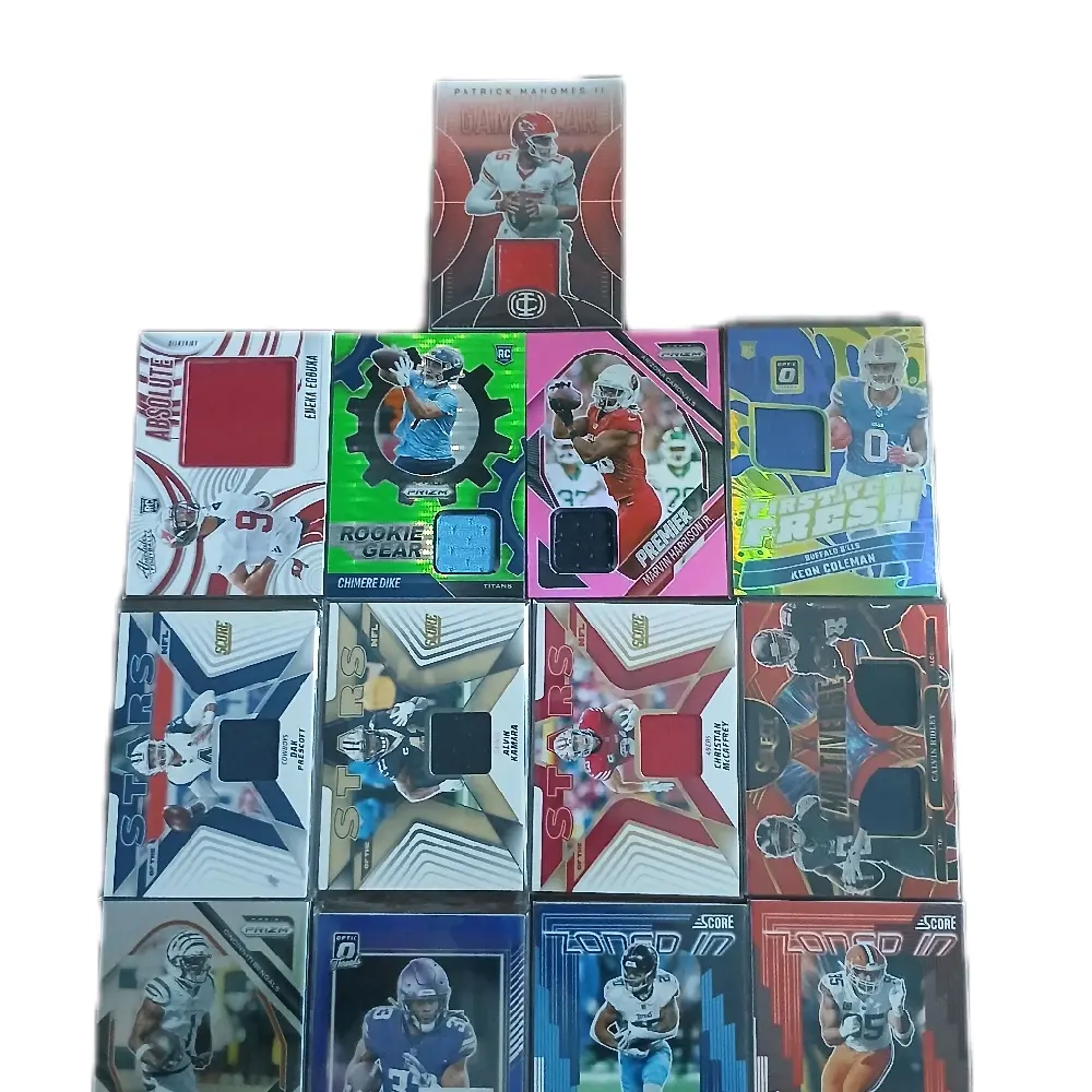 NFL Patch Cards - Collectible Sports Trading Cards for Football Fans