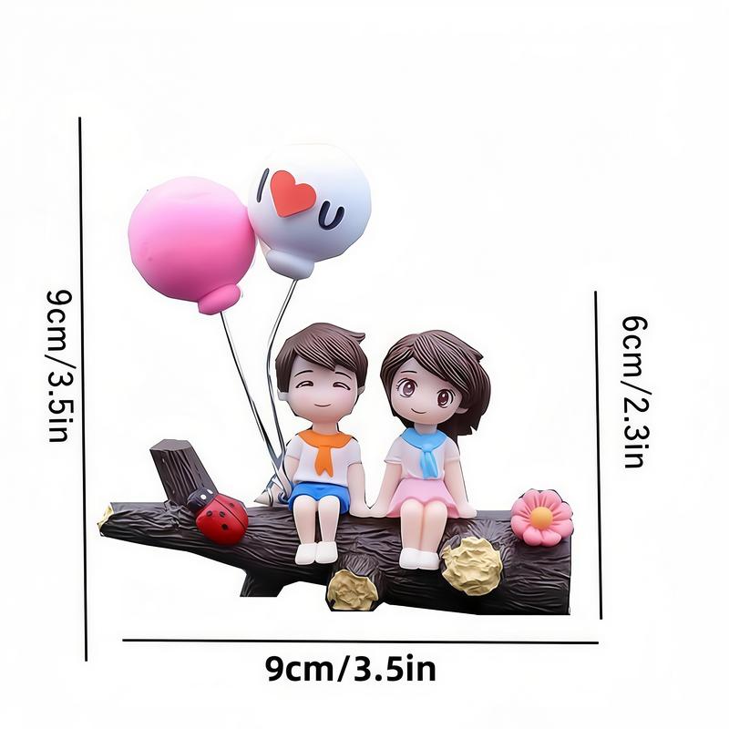 Cartoon Couple Design Car Decoration, Creative Car Interior Decoration, Automotive Ornaments, Fashion Car Accessories for Women & Men, Car Stuff, Car Decor for Girls, Teenage Girl Gifts