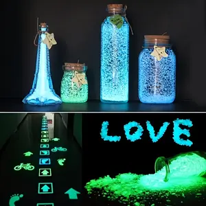 20000 Glow-In-The-Dark Sand Beads, Super Bright Granules, DIY Wish Bottle, Party Decor, Fish Tank, Multi-Color Night Light