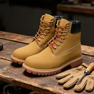 Trendy Versatile Unisex Hiking Boots, Soft Lining Comfort PU Upper Daily Outdoor Shoes