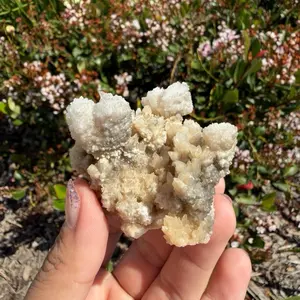 Botryoidal Druzy Calcite UV Reactive Phosphorescent Crystal Cluster,A465