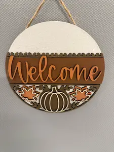 Welcome Fall Wreath