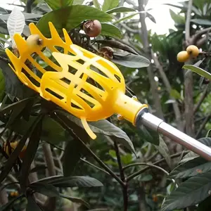 Fruit Picker Tool, Fruit Harvester with Harvest Basket for Efficient Fruit Collection, Efficient Harvesting, Lightweight, Versatile Design, Ideal for Mangoes, Pears, Peaches, Kiwi, Lemons, Cherries and Blueberries, Garden Supplies