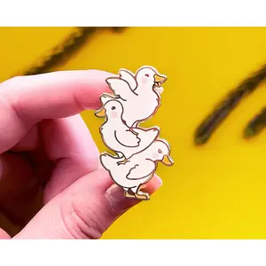 Mini Ducks Quack Stack Enamel Pin