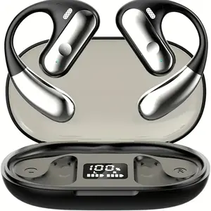 Q28 Open Earphones, Ultra Comfortable Open Earbuds, Ergonomic Ear Hooks, Balanced Sound, 40H Playback Time, Bluetooth 5.3, Clear Communication earbuds life minisox23ows open shokz  headphones Wireless Android Headset Audio Charging Button Lock Space