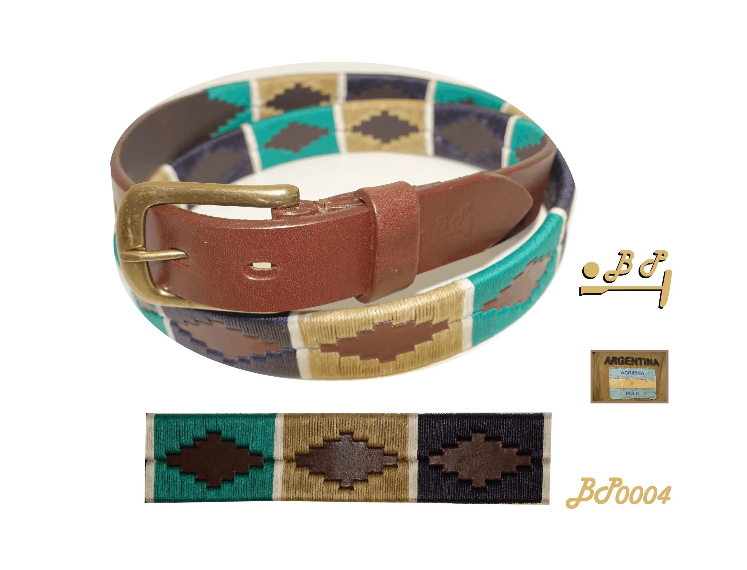 Belt Hand-woven genuine Argentine polo belt
