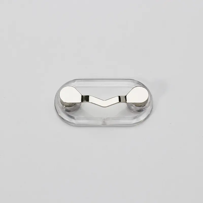 Magnetic Eyeglass Holder, Clip for Reading Glasses, Sunglasses, Work & ID Badges, Glasses Accessory, Eyewear Holder, USA Made (Stainless Steel)